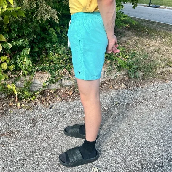 POLO Ralph Lauren Traveler Seafoam Swim Trunks SZ M! EUC! - Picture 8 of 16